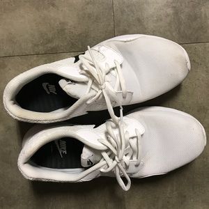 White Nike sneakers